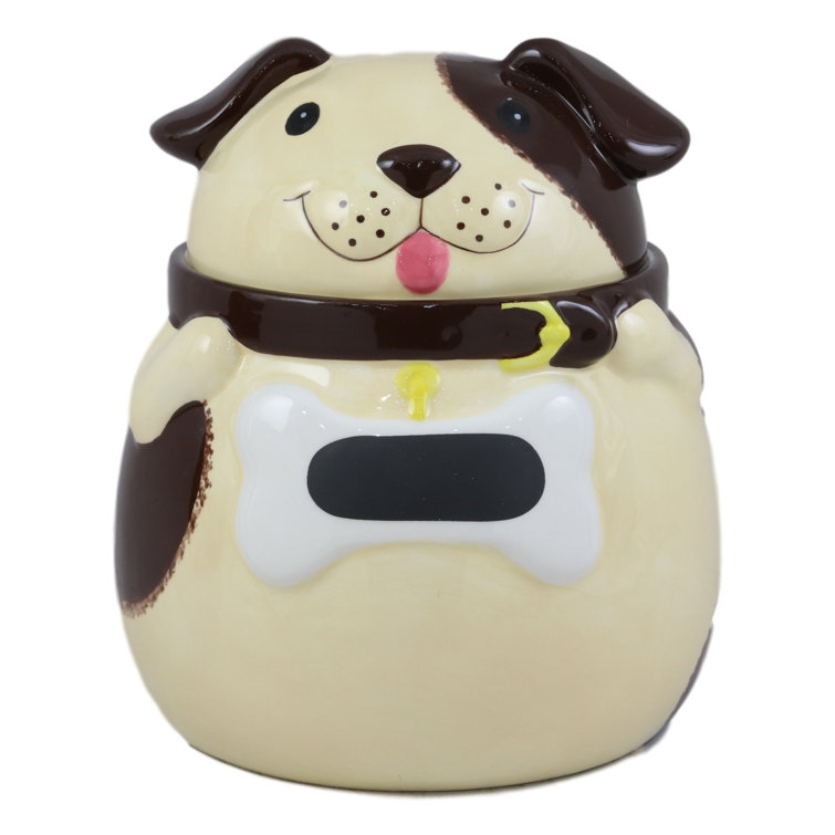 August Grove® Adorable Fat Puppy Dog Cookie Jar & Reviews Wayfair